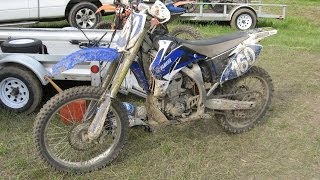 One full lap of the Carver, MN USA Hare Scramble Track on my 2007 Yamaha YZ250F