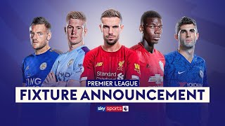 Premier League fixture announcement 2020/21! 🏆