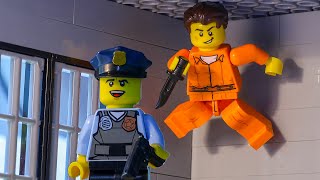 LEGO Land | Lego City Police Station Prison Break | Lego Diamond Heist | Lego Stop Motion