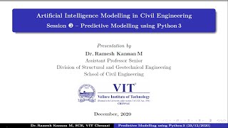Artificial Intelligence in Civil Engineering with Python 3