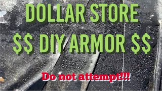 DIY Dollar Tree Armor !! #shorts       #donttryathome