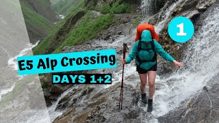 Hiking across the alps - E5 trail part 1