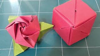 변신장미접기.종이접기.오월의장미.origami.255