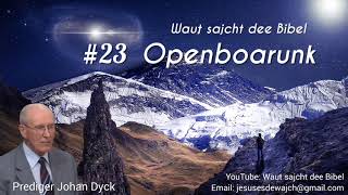 #23 Botschaft von Openboarunk | Prediger Johan Dyck