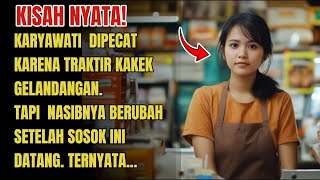 KISAH NYATA! Gadis Desa Dipecat bos Karena Bayar Tagihan Gelandangan Tua. Tapi Esoknya Hal Mengejut