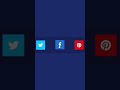 Social Share button in html,  css, Javascript | #html #css #javascript #badam