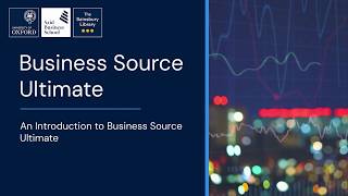 An Introduction to Business Source Ultimate