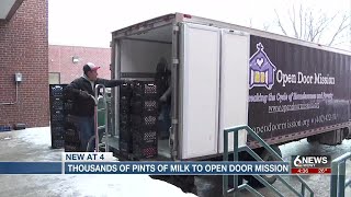 Thousands of cartons of milk going to Omaha charity