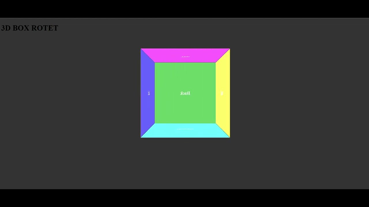 3d Box Part 1 Youtube