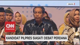 Kandidat Pilpres Siasati Debat Perdana