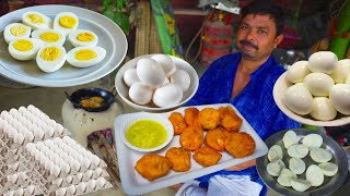 Egg chop/anda chop गांव में ऐसे बनता है अंडा चोप और देसी हरी चटनी Egg Chop With Special Chatni