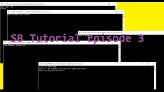 Small Basic Tutorial Episode 3