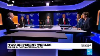 Trump in Davos after Macron; Erdogan's new front
