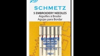 Embroidery Machine Needle - Quick Information