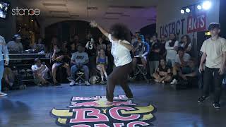 Weapon X \u0026 Mia Flow VS  Lineage \u0026 Illmani [semifinals] // Bonnie \u0026 Clyde Mixed Battle @ Distrct Arts