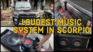 The Loudest Music System in Scorpio: 2 Pioneer D4 Subwoofer With 2 Amplifier | Carintro #scorpio