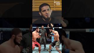 Islam Makhachev playing as himself on UFC Game