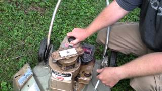 1964 Montgomery Ward crank style lawn mower