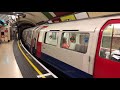 sound of 1972 stock train departing on the london underground bakerloo line