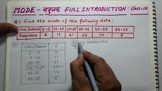 How to Calculate Mode ?  | Mode - बहुलक  | Class 10 Maths | Chapter 13