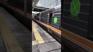 特急しなの発車シーン【多治見駅】 #鉄道 #特急しなの #発車シーン # #jr #中央線 #383系 #383系vvvf