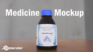 Realistic 3D Visualization of a Medicinal Syrup Bottle | Blender Tutorial