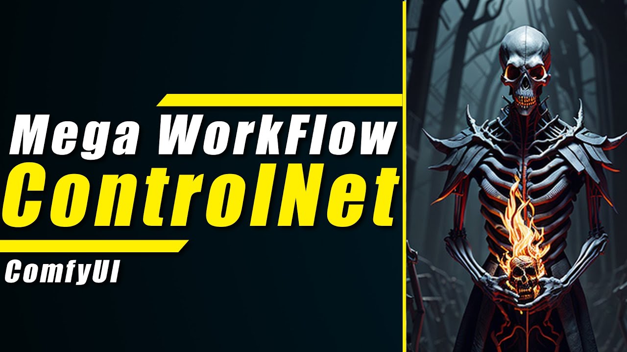 Stable Diffusion Comfyui Controlnet Mega Workflow Part 2 Comfyui Free