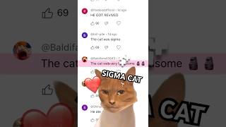 Remixing my Comments 😂 THE CAT WAS A SIGMA 🤣