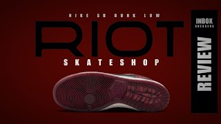 Nike SB Dunk Low RIOT SKATESHOP 2025 DETAILED LOOK