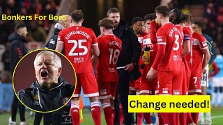 Middlesbrough FC fans DEMAND one key change from Michael Carrick against Sheffield United!