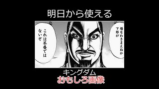 【キングダム】ＳＮＳで使える！キングダムの汎用性が高い画像【漫画】#shorts