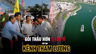 Bàn giao gói thầu hơn 1.100 tỉ trong dự án cải tạo kênh Tham Lương