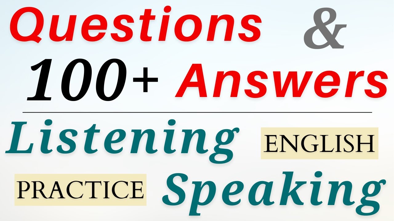 100+ Most Common English Questions & Answers - YouTube