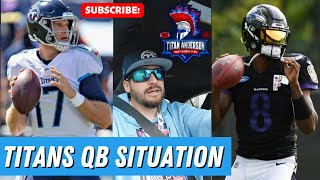 Lamar Jackson & Derrick Henry?! | Tannehill stays? | Trade Up for Young / Stroud? | Tennessee Titans