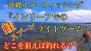 【沖縄ルアー】どこを狙えば釣れる？インリーフ編