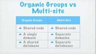 Organic Groups Overview