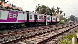 31152 Down BARDDHAMAN SEALDAH Local is entering at SHYAMNAGAR