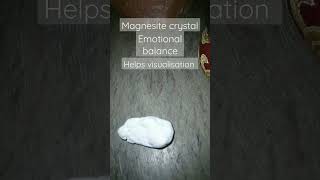 magnesite - crystal of the week. #crystalhealing #crystals #shorts