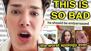 JAMES CHARLES IN MORE TROUBLE (apologizing + donating $$$)