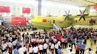 China Built World's Largest Amphibious Aircraft Finished First Glide Test