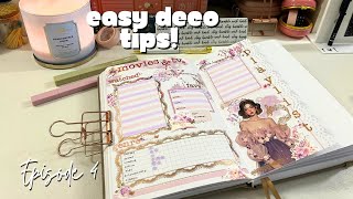 Decorate your Bullet Journal with Stickers | Cute \u0026 Easy Decorating Tips