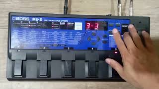 Boss ME-8 Guitar Multiple Effects Sound Demo