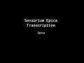 Sensorium  Epica Transcription by Eliana Pereira