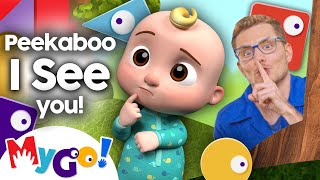 Peekaboo, I See You! |  Songs for Kids | Learn Sign Language with #Cocomelon | MyGo! ASL