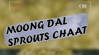 MOONG DAL SPROUTS CHAAT |HEALTHY SNACK😍| Weight loss sprouts chaat |Moong sprouts Healthy Breakfast