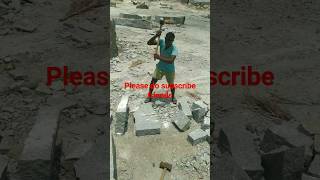 granite stone cutting