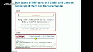 Lewin S (2019): Towards a cure for HIV infection