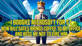 I Bought Microsoft For $1, Now Bill Gates brings Coffee to My Office and Begs Me not to Fire Him