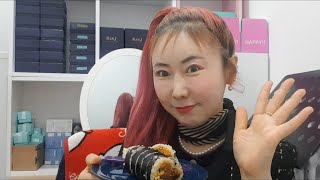 효린언니 야식타임 ❤ 편의점김밥 (역시 밤에는 뭐든 맛있어요ㅎㅎ)