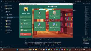 Library Management System (Python Tkinter & SQLITE - Desktop App Demo)